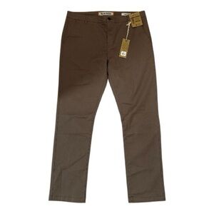 NWT 36x32 Fallen Rock Tailor Vintage Men's Tan Chinos